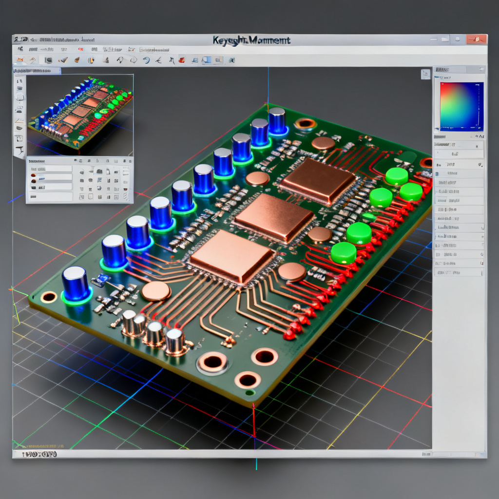 2.5D field solver for high speed PCB crosstalk showing planar electromagnetic simulation