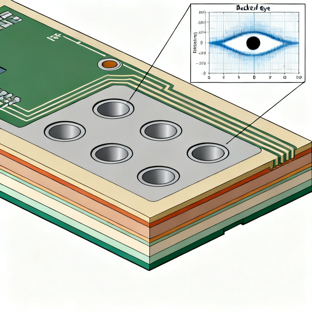 25Gbps ISI mitigation using back-drilling and low-loss materials in high-speed PCB