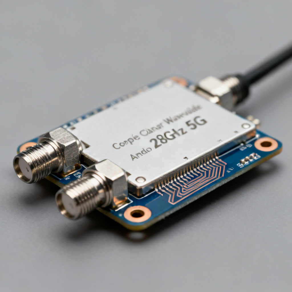 28 GHz 5G antenna feed Impedance Control PCB using GCPW design