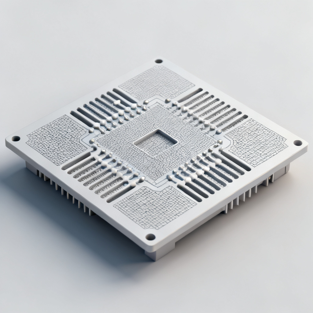 3D EM simulation model for return path PCB design showing via and ground plane