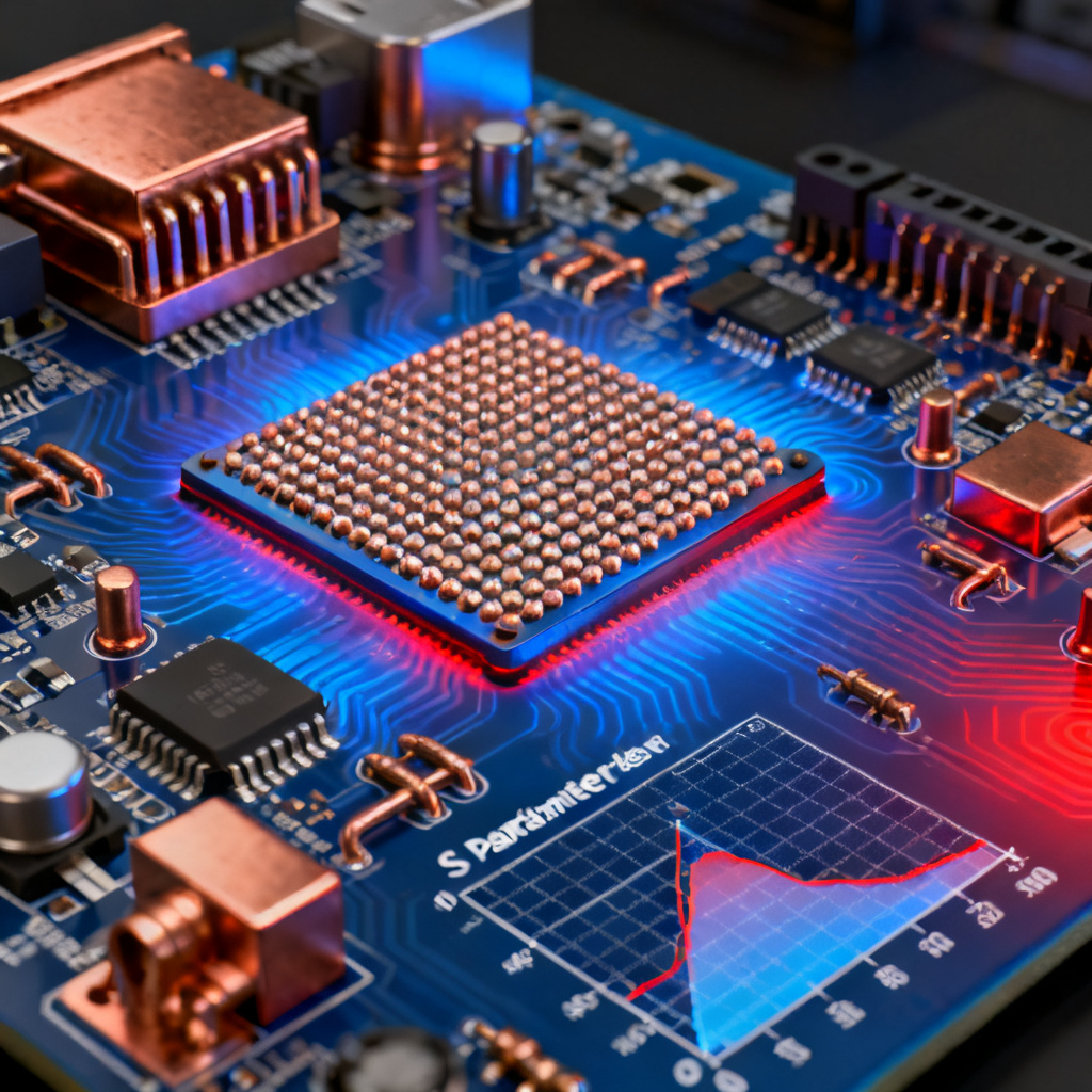 3D field solver for high speed PCB crosstalk showing full-wave electromagnetic simulation