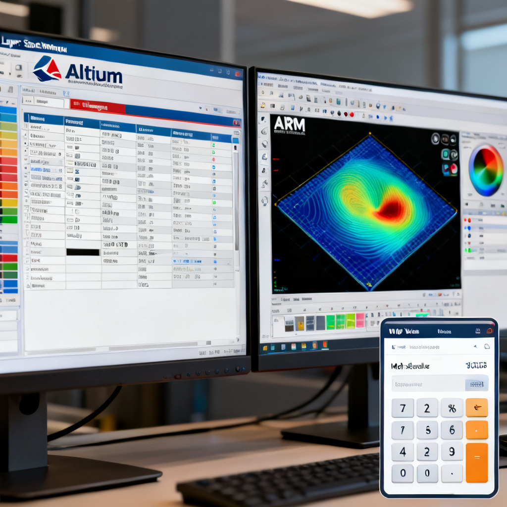 Altium AWR and web-based impedance control PCB calculators comparison