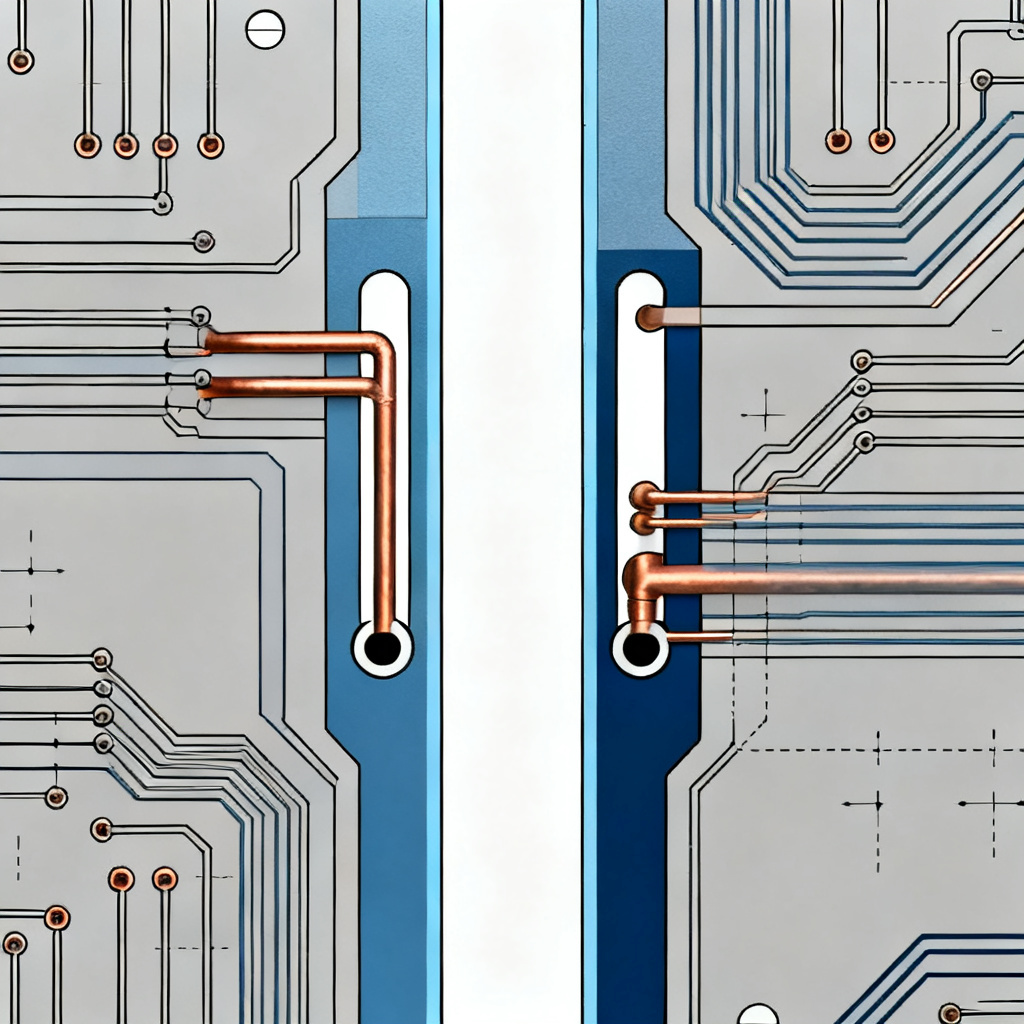 Back drilling fix impedance control PCB via stub removal technique