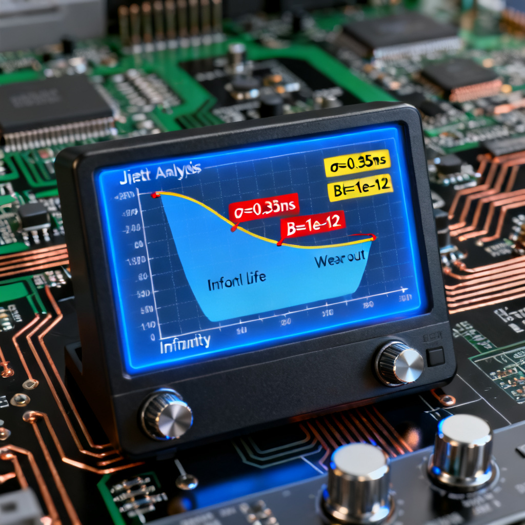 Bathtub curve extrapolation for jitter prediction in high-speed PCB design