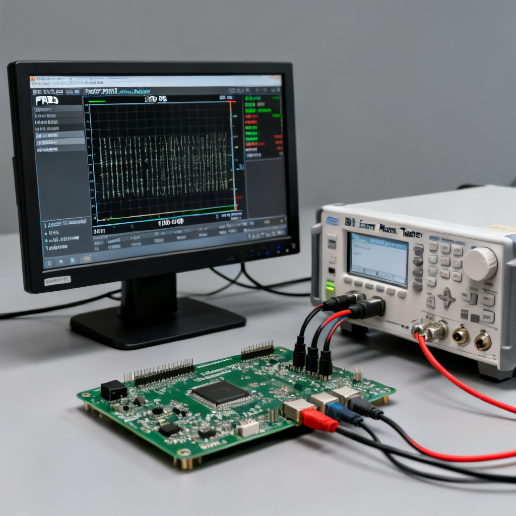 BERT testing for crosstalk and EMI in high-speed PCB