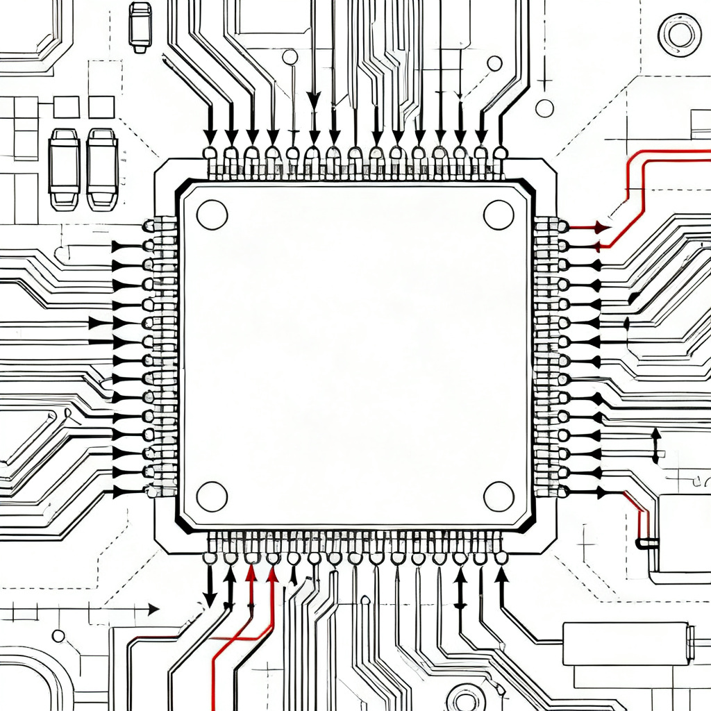 BGA escape return path current flow diagram showing ground vias