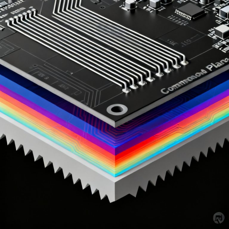return path PCB design for differential pairs