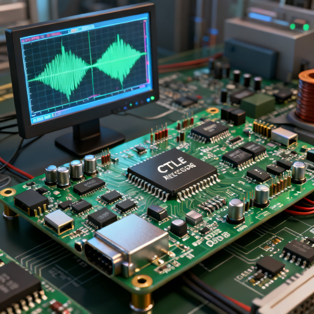 CTLE and DFE equalization integration for eye diagram PCB improvement