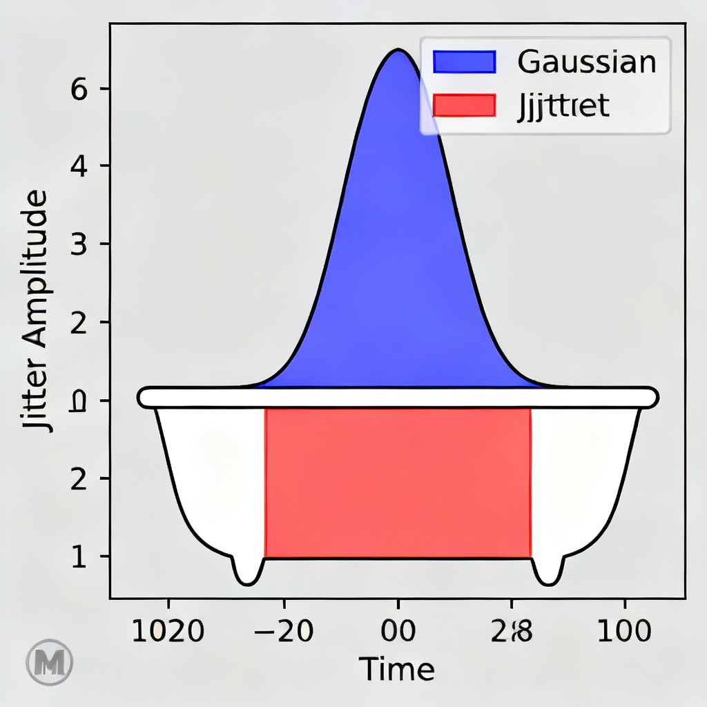 Dual-Dirac model for jitter analysis in high-speed PCB bathtub curve