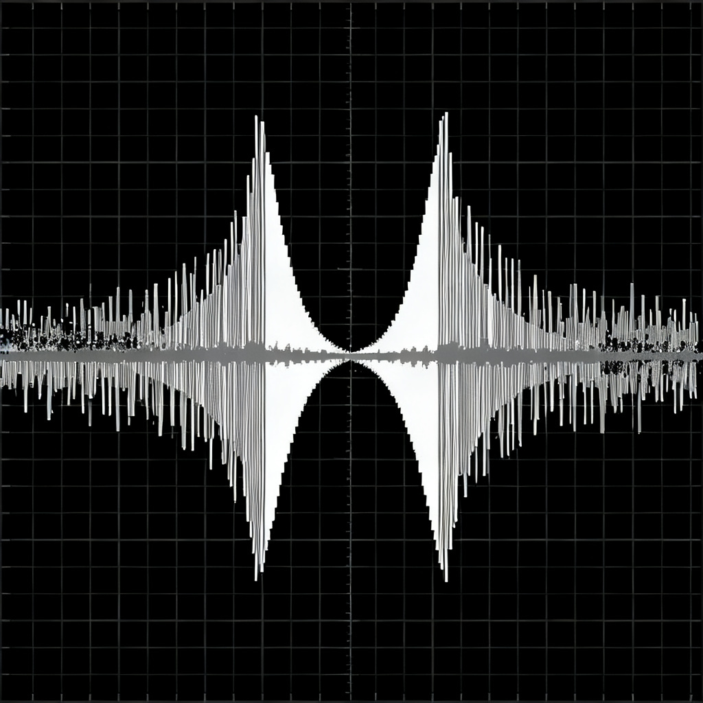 Eye diagram showing crosstalk distortion in high-speed PCB