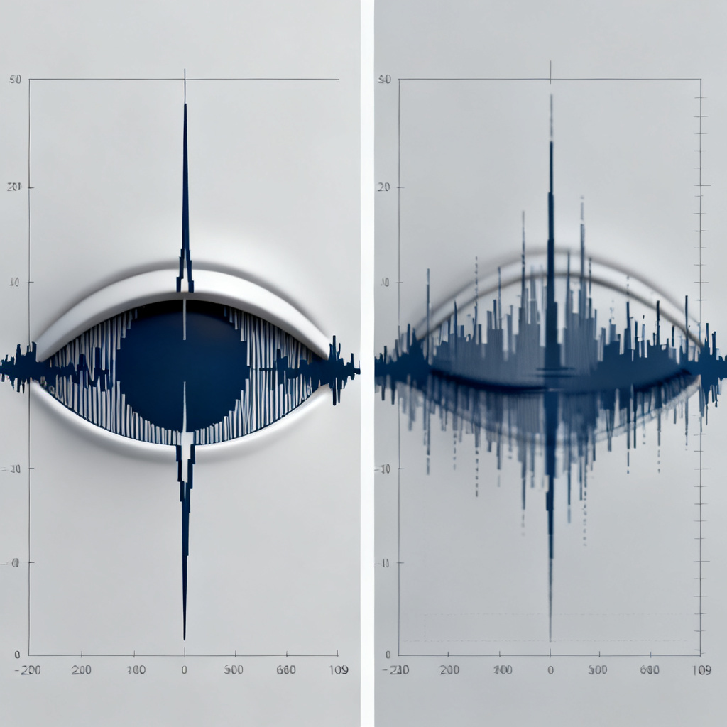 Eye diagram opening comparison with fast and slow rise time in high-speed PCB