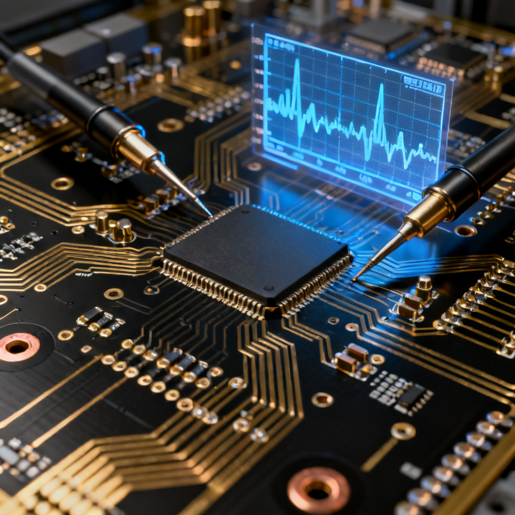 Eye diagram PCB analysis in Keysight ADS showing high-speed signal integrity measurement setup