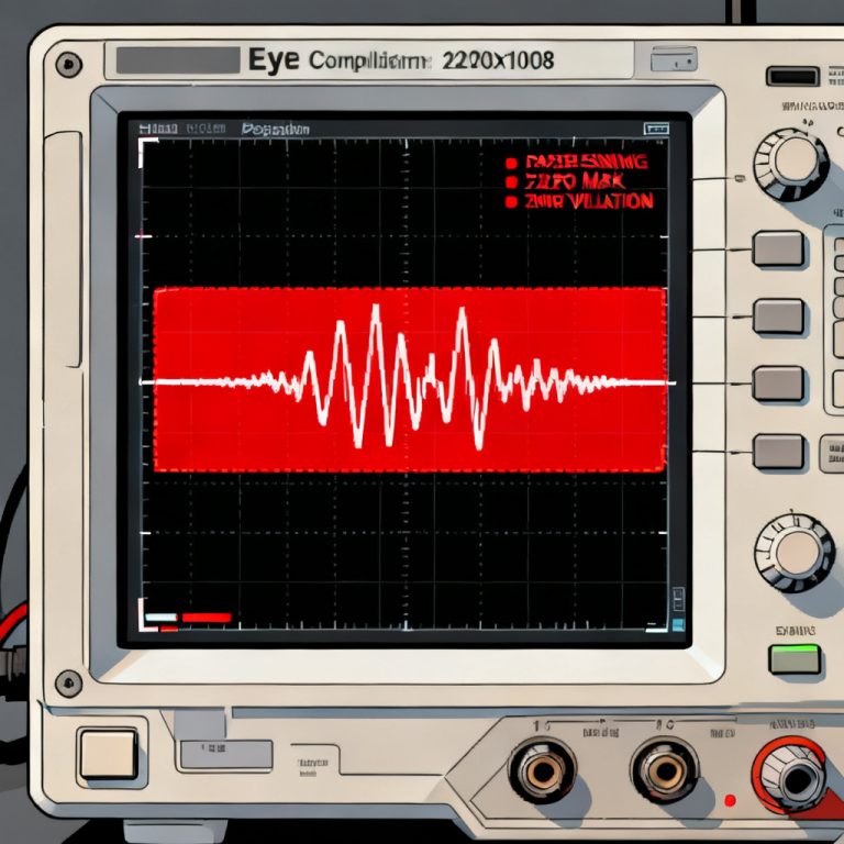 Capturing an eye diagram PCB