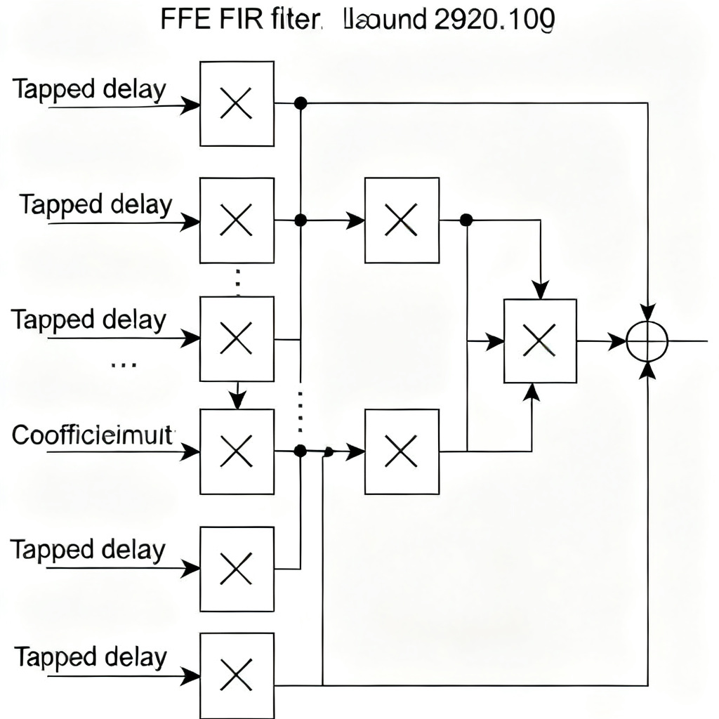 FFE transmit equalizer structure for jitter mitigation in high speed PCB