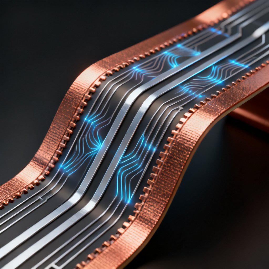 Crosstalk and shielding in flex PCB using grounded coplanar waveguide for return path integrity