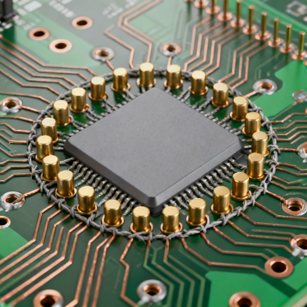 Grounding stitching via placement to mitigate return path gap in PCB