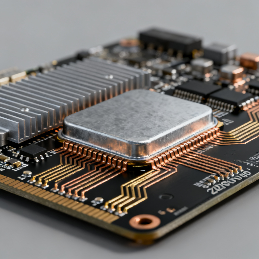 High Speed PCB EMI shielding techniques showing guard traces and ground planes