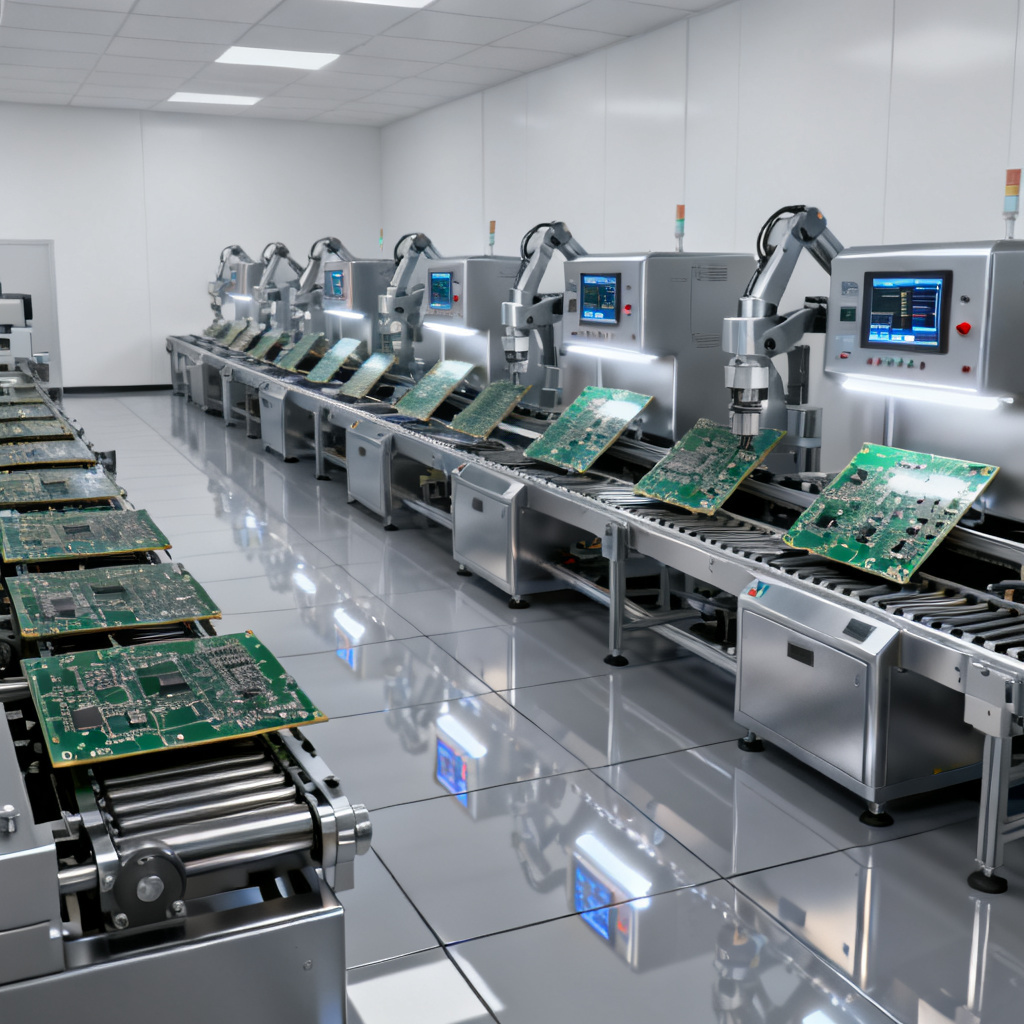 High-speed PCB manufacturing facility with impedance control