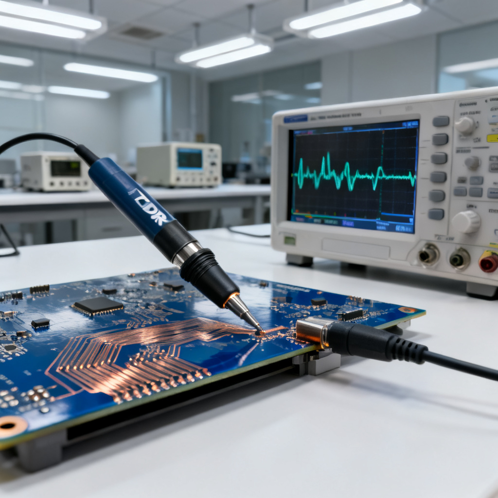 High speed PCB TDR validation prototype for accurate reflection in transmission line measurement