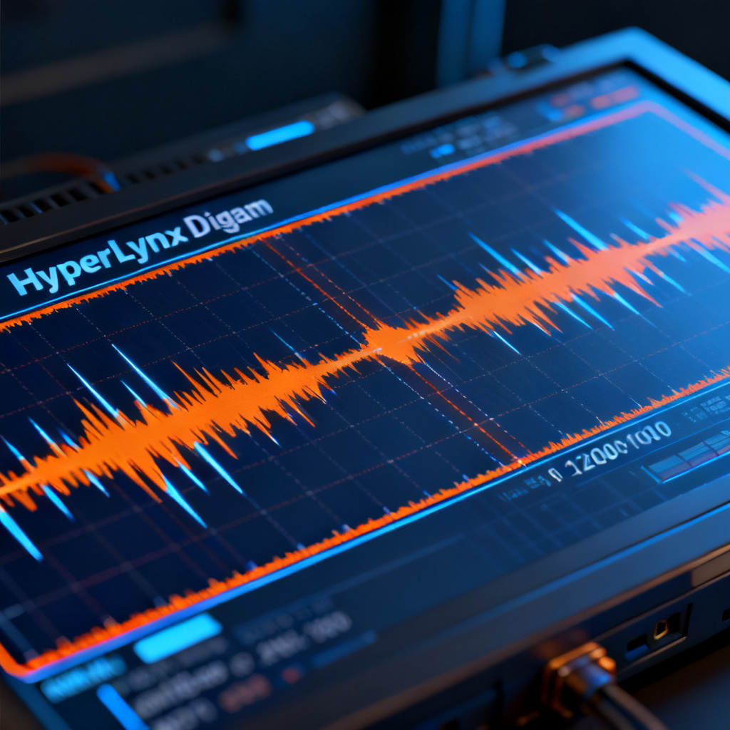 HyperLynx eye diagram simulation for high-speed serial link