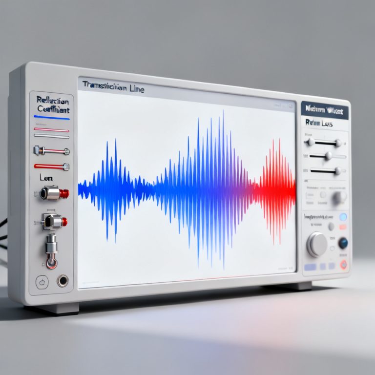set up reflection in transmission line simulation
