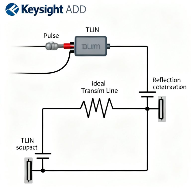 Reflection in Transmission Line Simulation in Keysight ADS