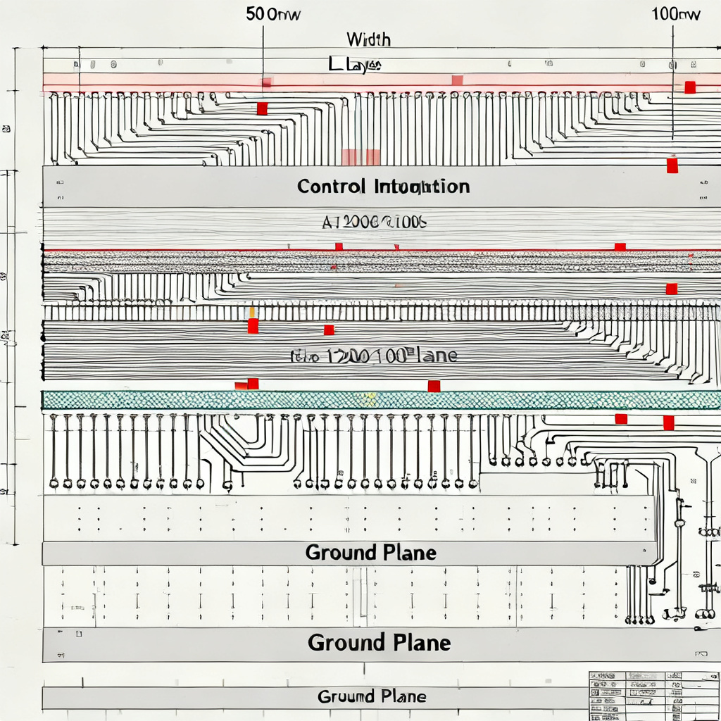 Impedance control PCB stackup design for high-speed signal integrity and reflection prevention