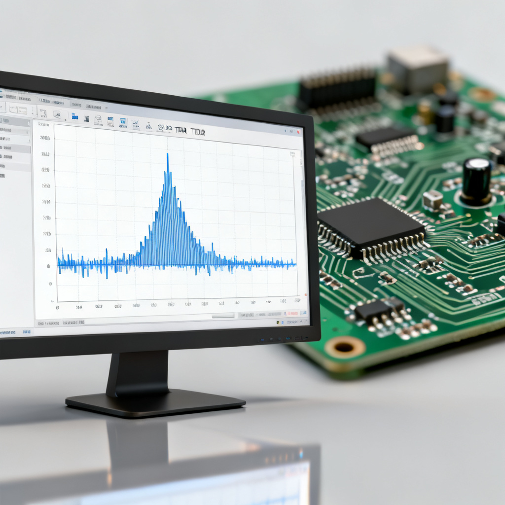 Impedance profile analysis from TDR reflection data for high-speed PCB