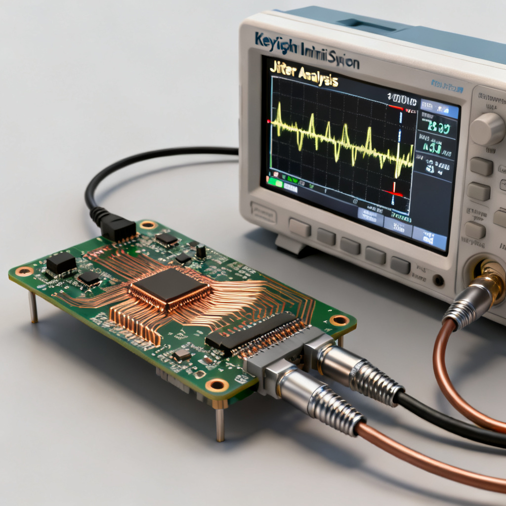 Jitter analysis high speed PCB introduction with Keysight InfiniiVision oscilloscope setup