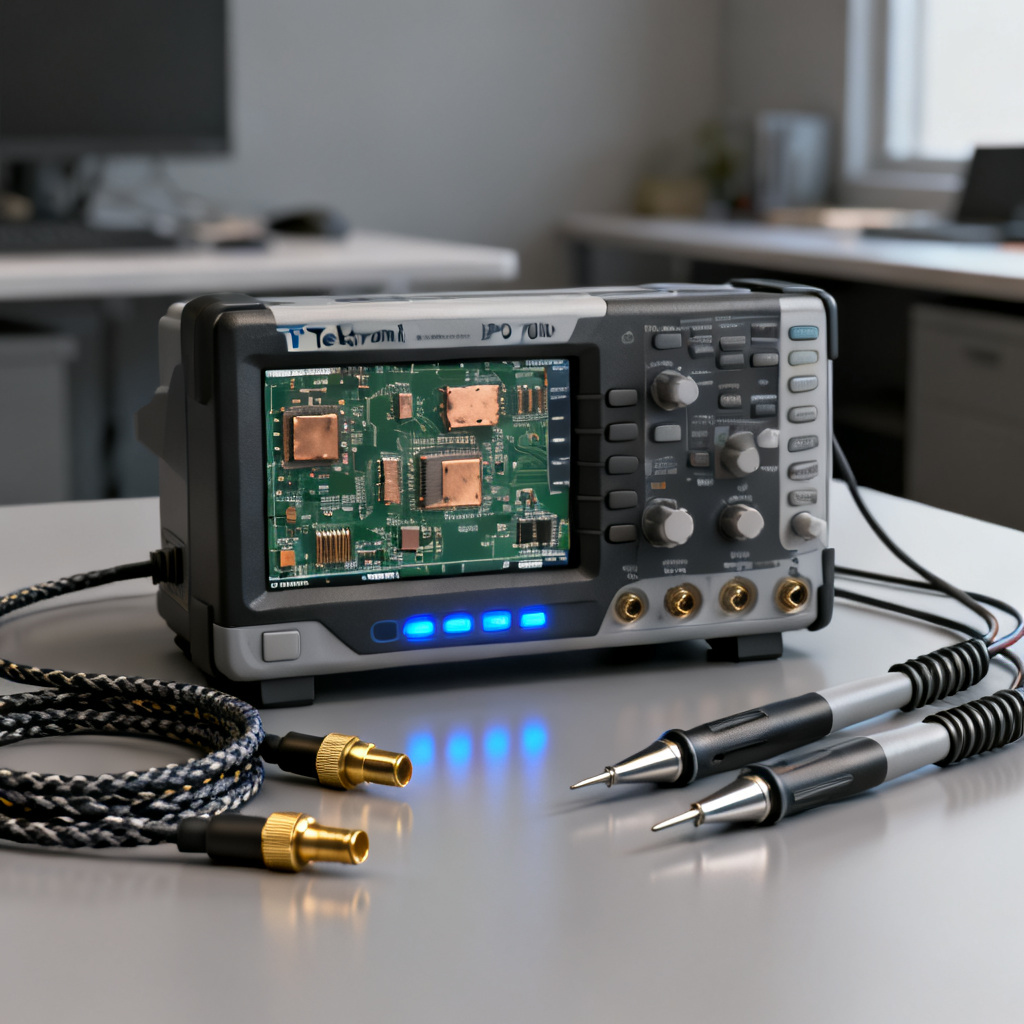 Jitter in high speed PCB measurement setup using Tektronix DPO70000 oscilloscope