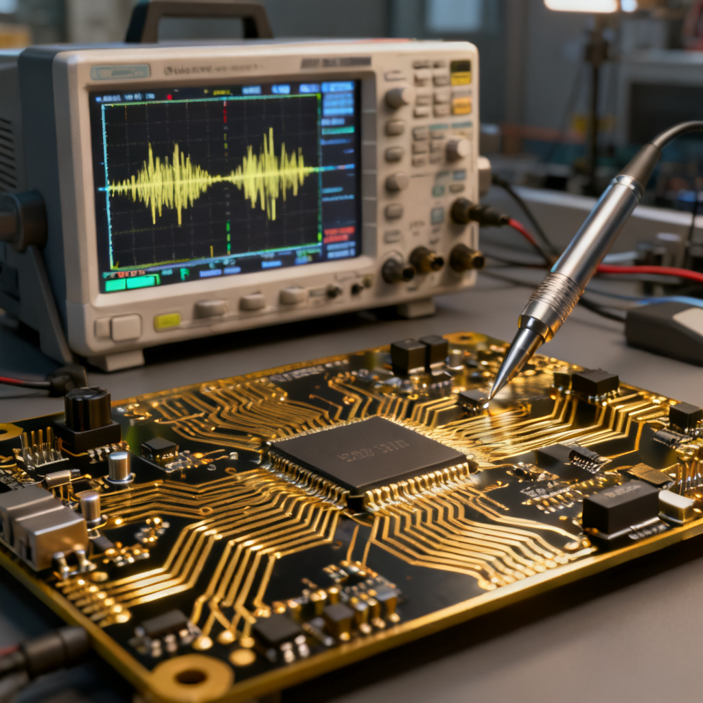 Jitter in High Speed PCB eye diagram analysis showing signal transition timing