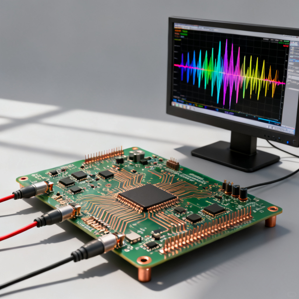 Jitter in high speed PCB simulation using Ansys HFSS showing signal eye diagram