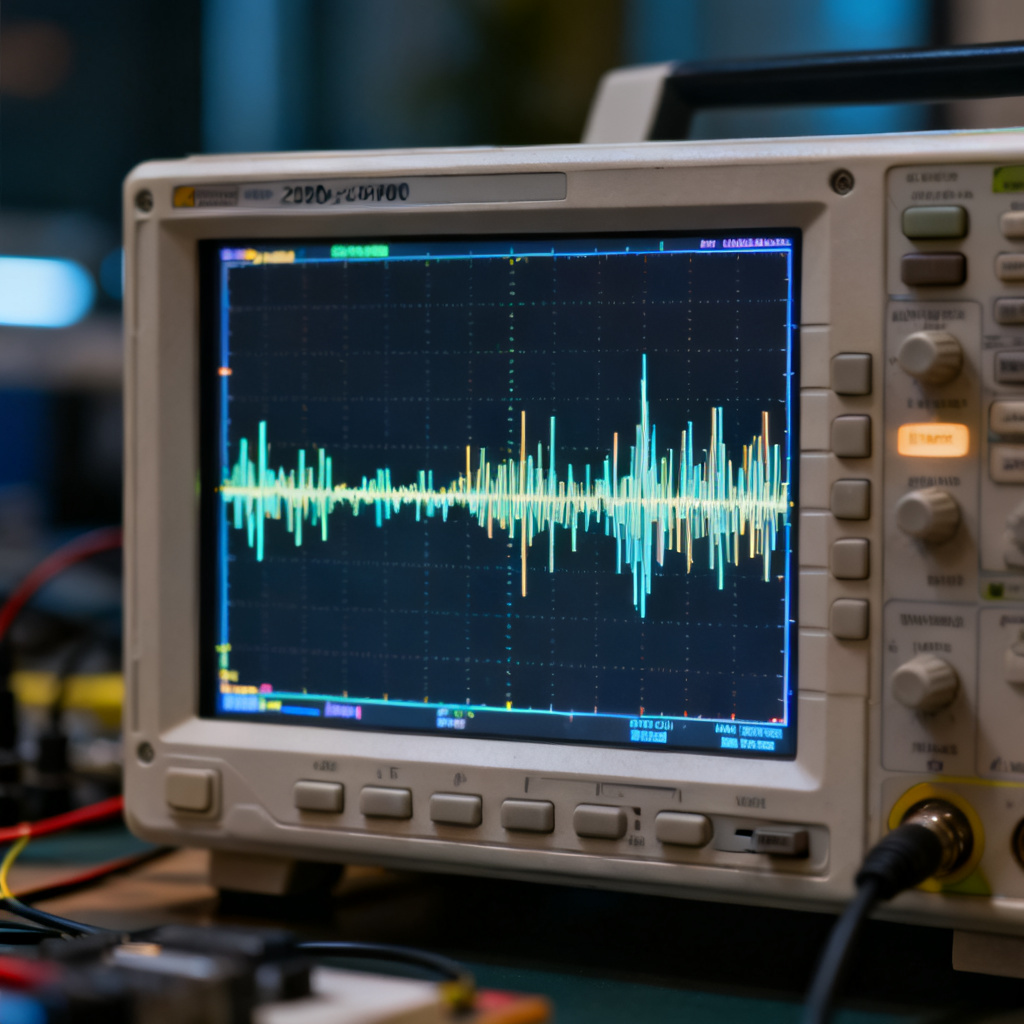Jitter measurement using oscilloscope eye diagram for periodic jitter in high speed PCB