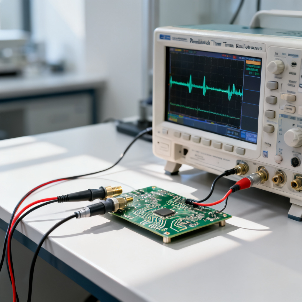 Real Time Oscilloscope setup for jitter in high speed PCB measurement