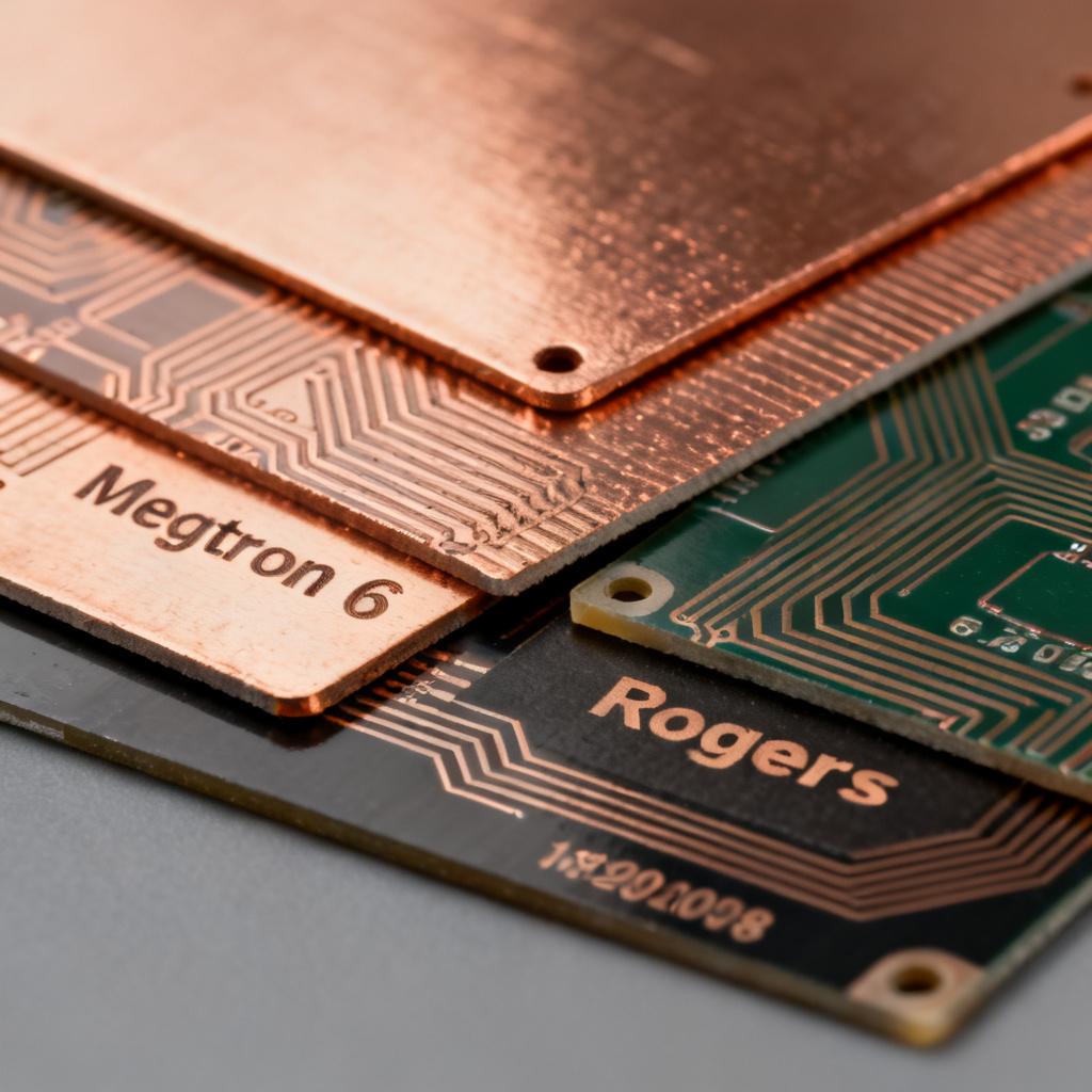 Low loss PCB material selection for High Speed PCB Design Megtron 6 and Rogers