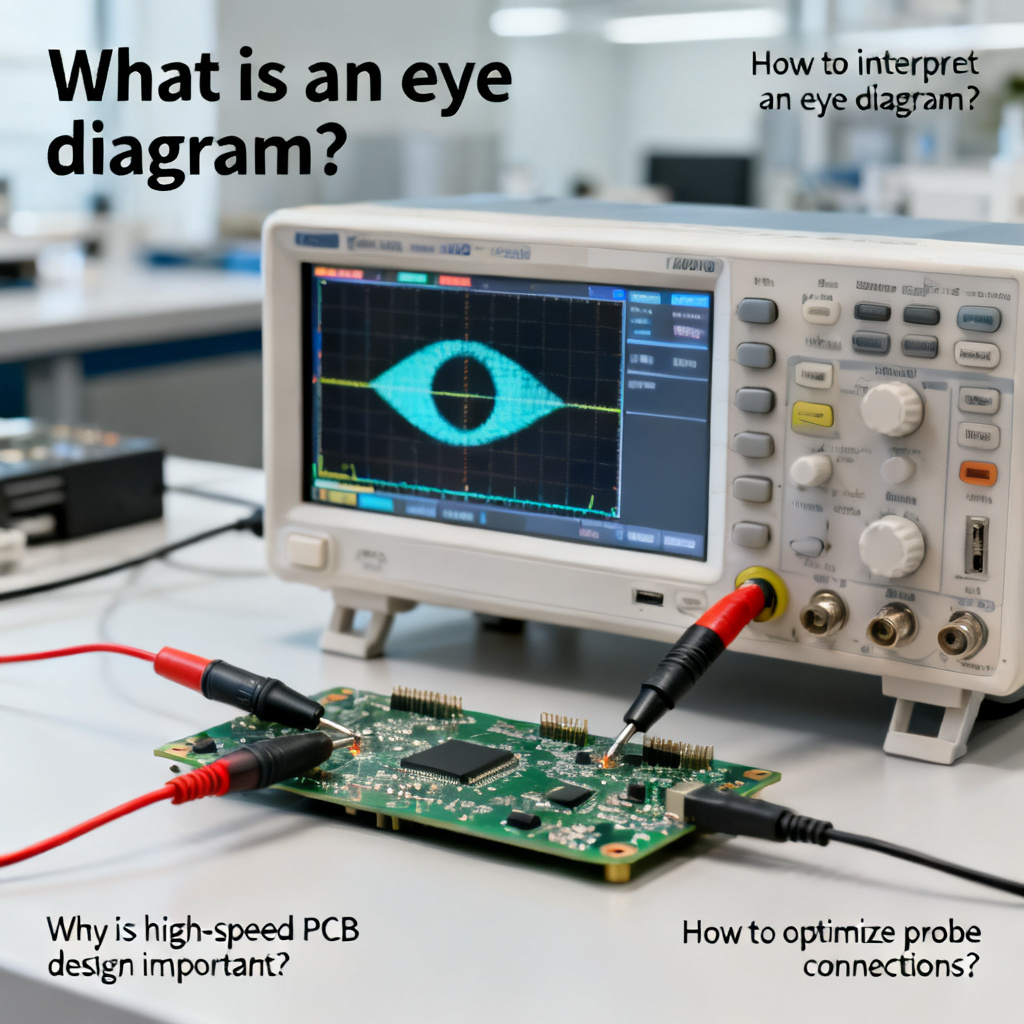 Oscilloscope eye diagram FAQ setup for PCB calibration validation