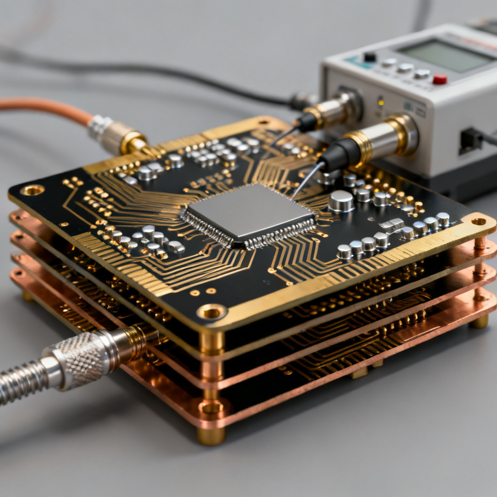 Impedance control PCB simulation overview showing high-speed signal integrity analysis