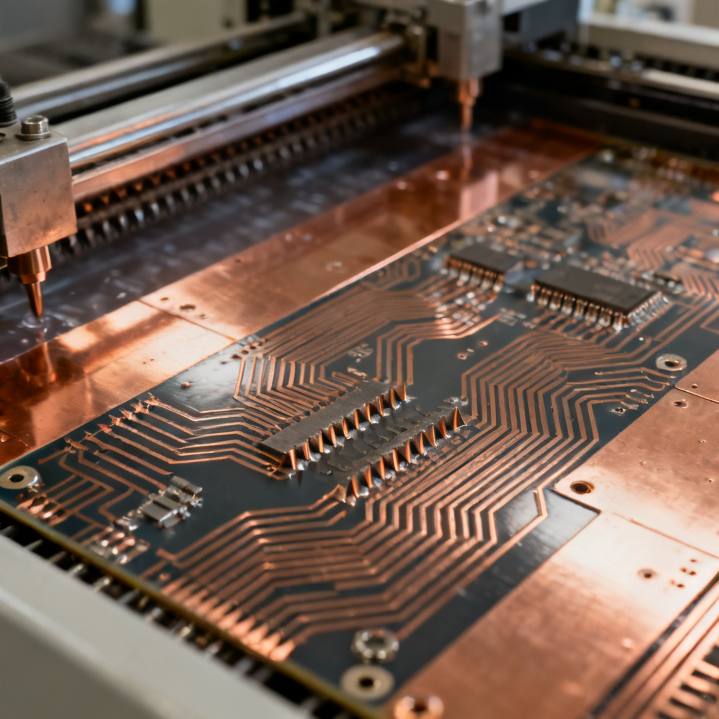Impedance control PCB for BGA breakout manufacturing etching process and trace profile