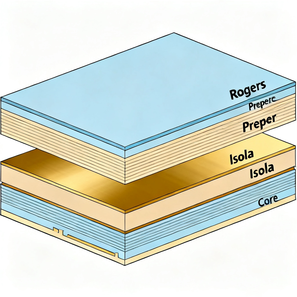 PCB stack-up material selection for impedance control with Rogers and Isola materials