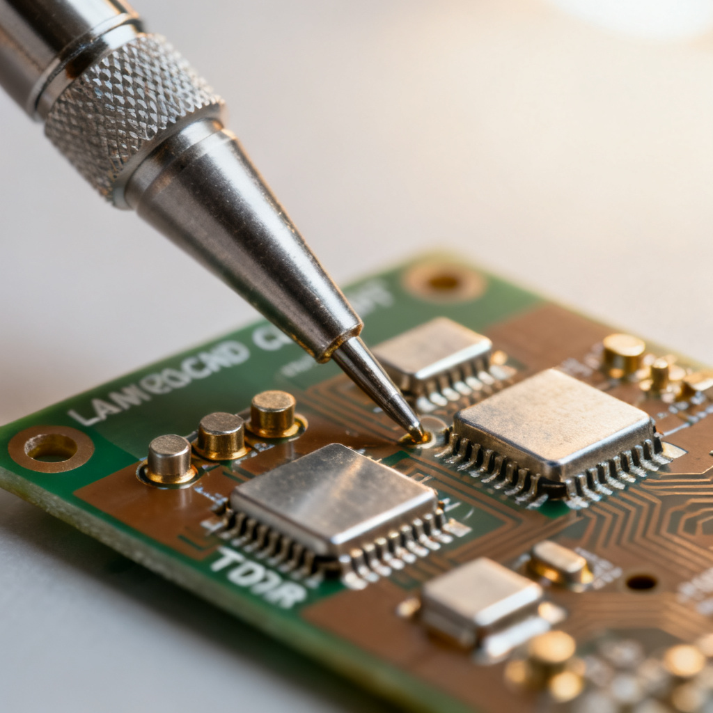 PCB test coupon for TDR measurement in impedance control verification