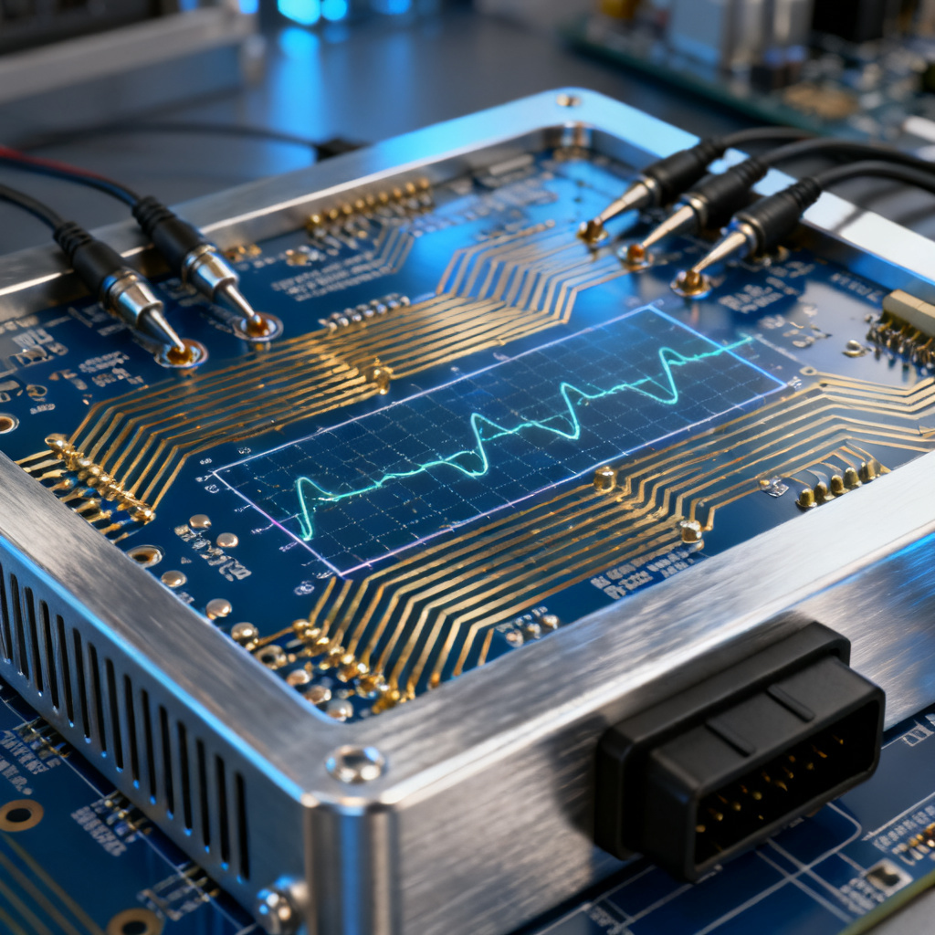 Eye Diagram PCB Report overview showing high-speed digital signal integrity testing