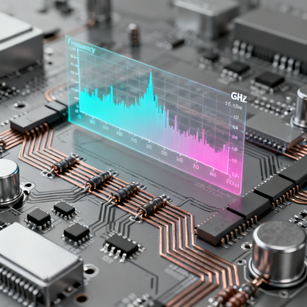 PCB trade-off between bandwidth EMI and rise time optimization for eye opening