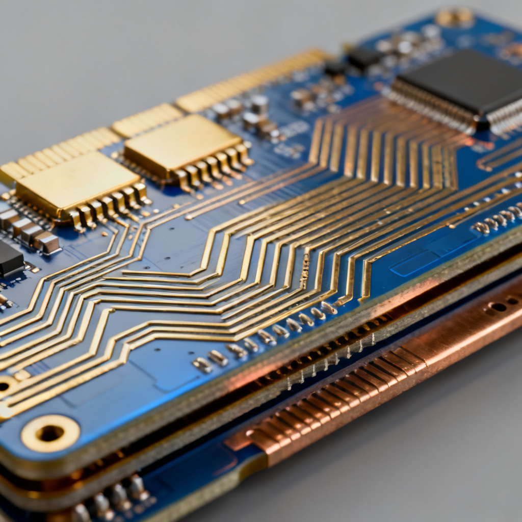 High Speed PCB for PCIe lanes showing crosstalk separation rules and trace spacing