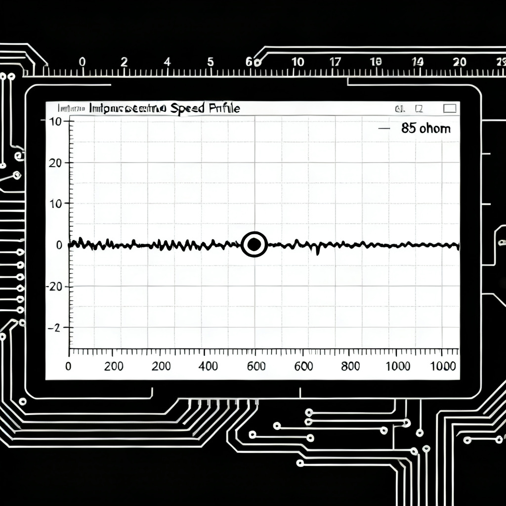 PCIe 5.0 TDR impedance profile measurement for high speed PCB compliance