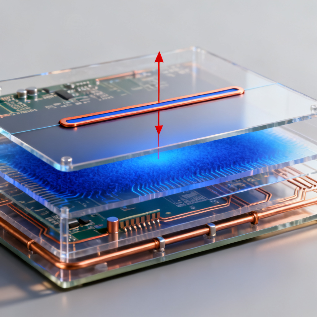 Return path current distribution under signal trace in high-speed PCB design