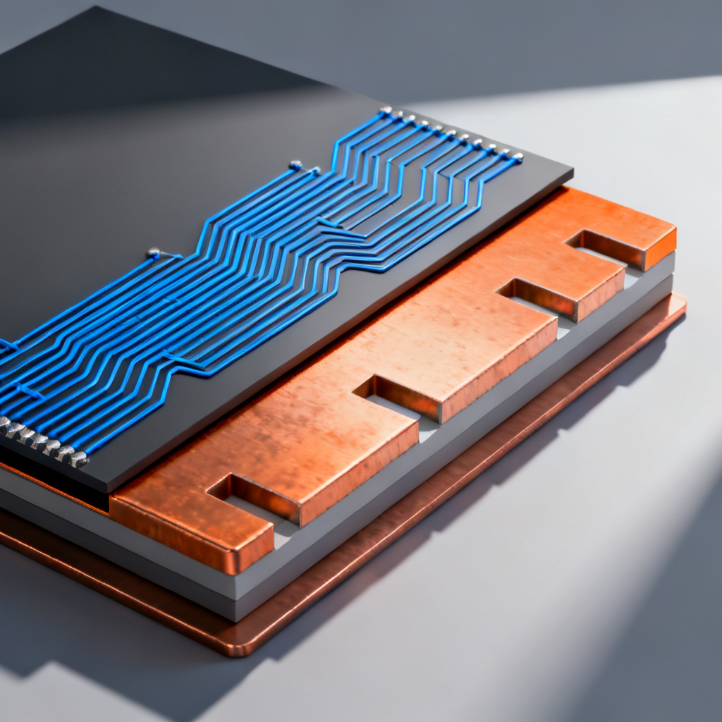 Return path PCB design for high current vs high speed signals showing conflicting ground plane requirements