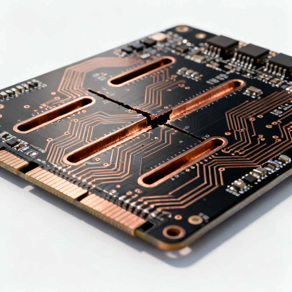 Return path PCB design overview showing slots and splits in planes breaking signal integrity