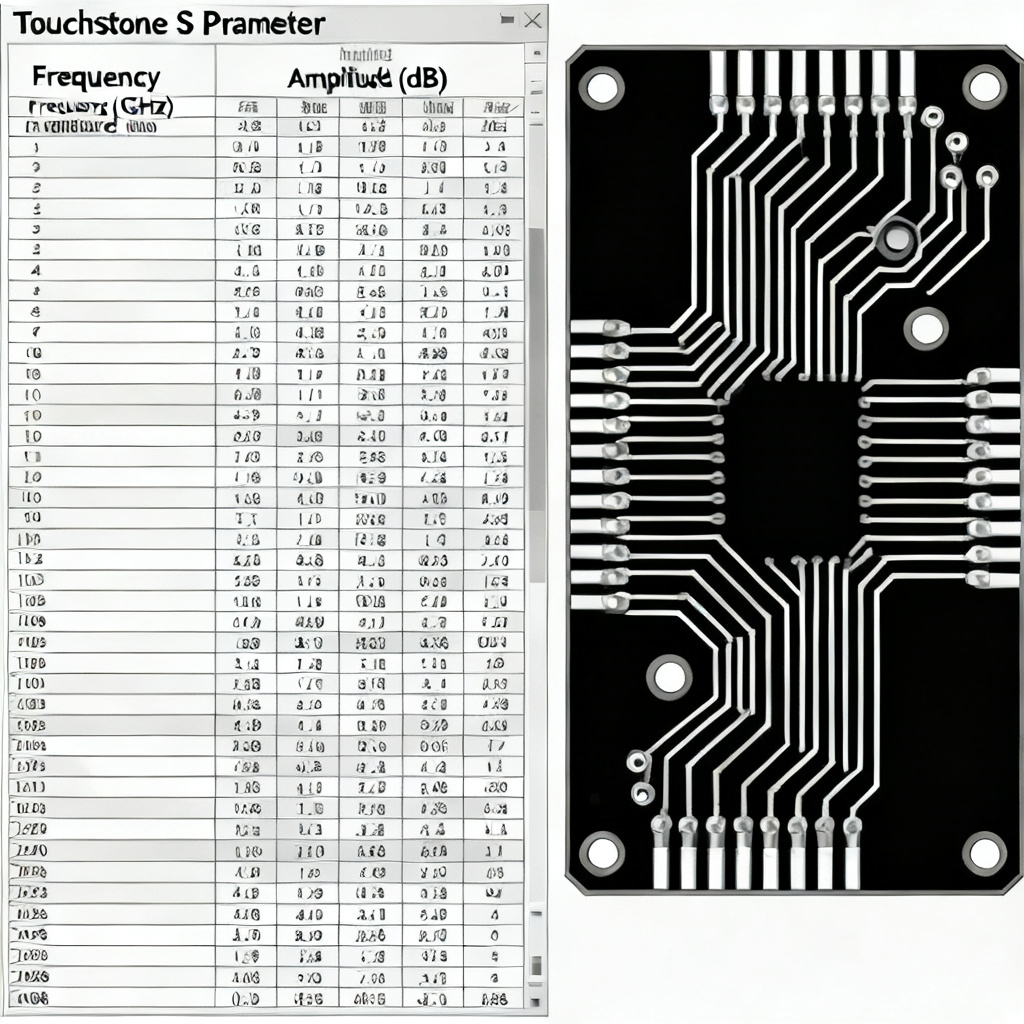 S-parameter Touchstone file format for Eye Diagram PCB simulation
