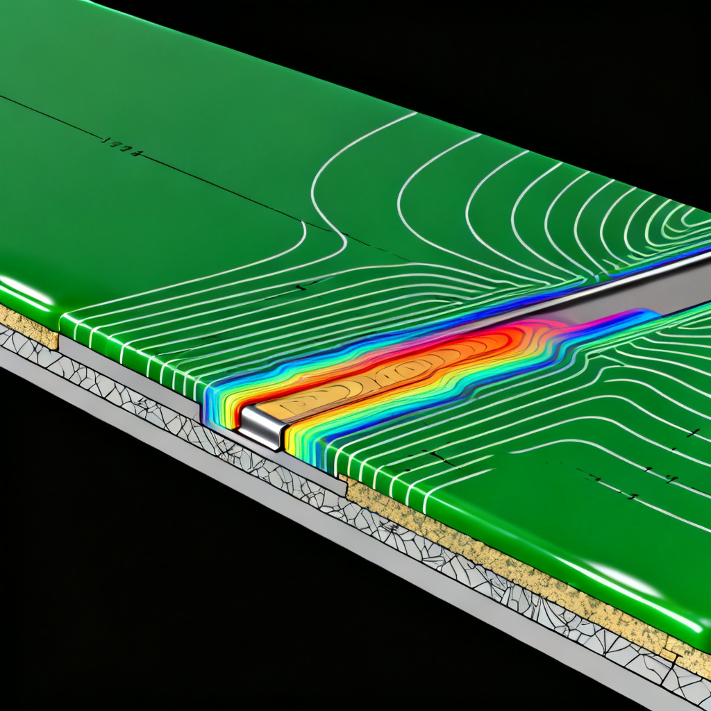 Solder mask effect on microstrip impedance causing minor reflections in transmission line
