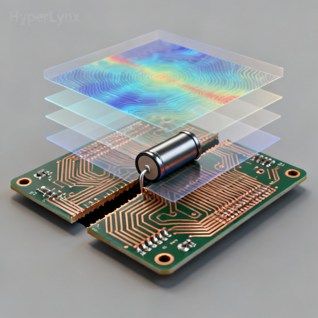 Split plane return path fix using bridging capacitor in HyperLynx simulation